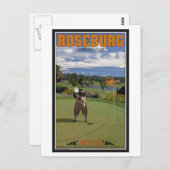 Landenclub Roseburg - Putting Briefkaart (Voorkant / Achterkant)