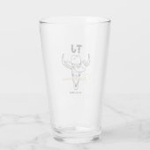 Landencowboy - speciaal Groomsmen - Monogram Glas (Achterkant)