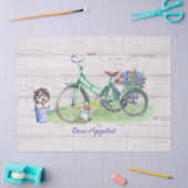 Landencyclus Waterverf, bloemen en koffiebrander Tissuepapier (Craft)