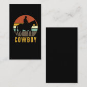 Landendro Cowboy Westerne paardenrender Visitekaartje (Voorkant / Achterkant)