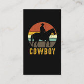 Landendro Cowboy Westerne paardenrender Visitekaartje (Voorkant)