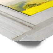 Landeneikenvenster met Uitzicht-verlichting Poster (Hoek)