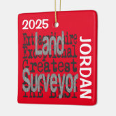 Landenenquête of extraordinaire douane keramisch ornament (Links)