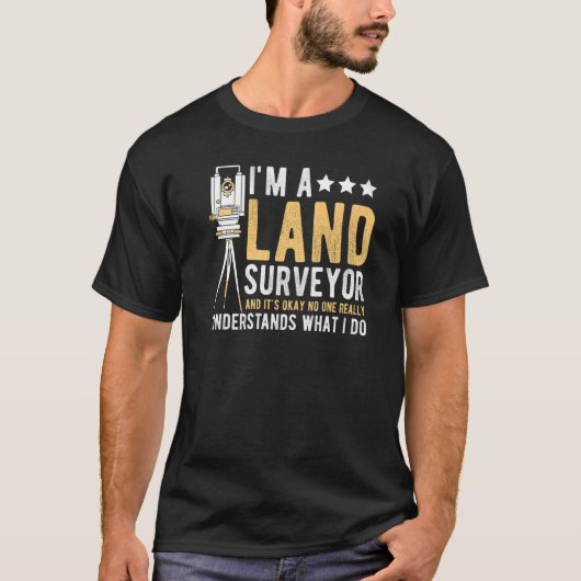 Landenenquête — Professionele grondexploitatie T-shirt (Voorkant)