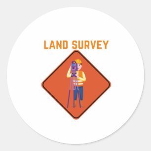 Landenenquête Ronde Sticker