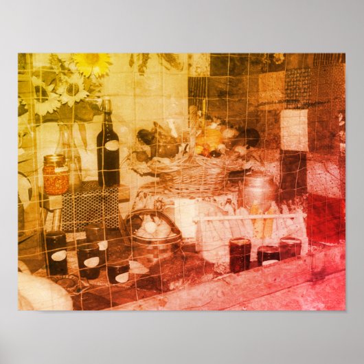 LandenFair Produce Gedeeltelijke Kleur Poster (Voorkant)