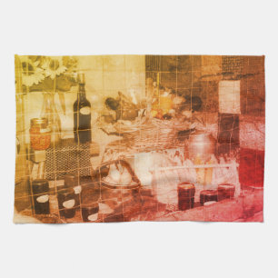 LandenFair Produce Gedeeltelijke Kleur  Theedoek