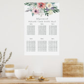 Landenfloraal waterverf poster (Keuken)