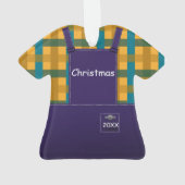 Landenfolk Overalls Pset Custom Ornament (achterkant)