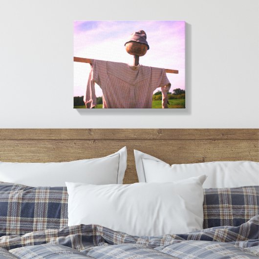 Landengardenrecrow Canvas Afdruk (Insitu (Slaapkamer))