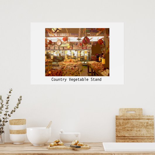 Landengroentevoet Poster (Keuken)