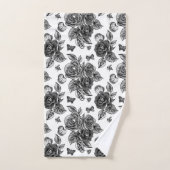 Landenhanddoekset voor zwart Roos Bad Handdoek (Handdoek)