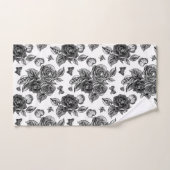 Landenhanddoekset voor zwart Roos Bad Handdoek (Handdoek)