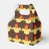 Landenhoevenkastje voor kippen bedankdoosjes (Voorkant Zijde)