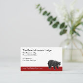 Landenhotel Beer Visitekaartje (Staand voorkant)