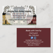 Landenhuizen op maat visitekaartje (Voorkant / Achterkant)