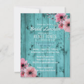 Landenkaarsmallicht | Blauwgroen bruiloft Kaart (Voorkant)