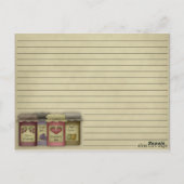 Landenkaart Briefkaart (Achterkant)