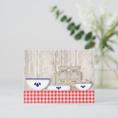 Landenkaart Briefkaart (Staand voorkant)