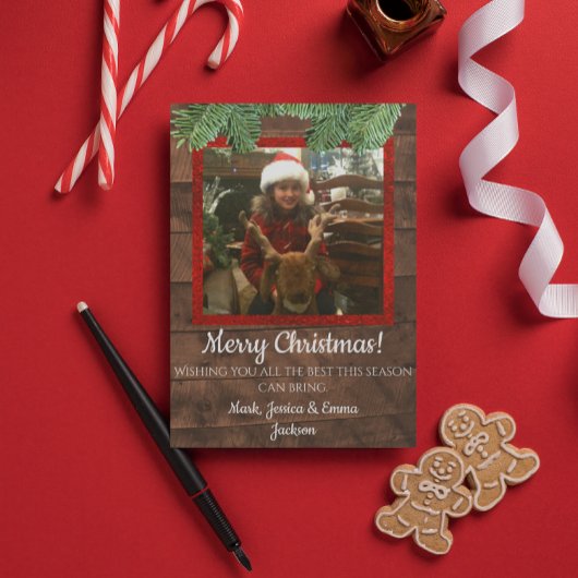 Landenkaart voor kersthout en pins feestdagenkaart