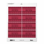 Landenkaartbladlabels Etiket (Full Sheet)