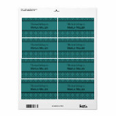 Landenkaartbladlabels Etiket (Full Sheet)