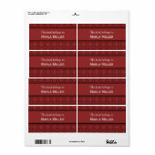 Landenkaartbladlabels Etiket (Full Sheet)