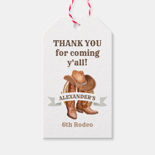 Landenkaarten, Pet en Labels met Lasso-cadeaus Cadeaulabel (Voorkant)