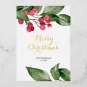 Landenkaarten voor pretkerst op foto's folie feestdagenkaart (Voorkant)