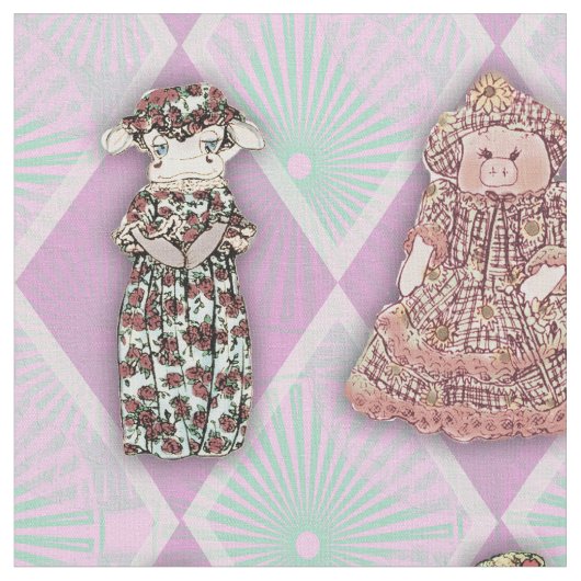 Landenkarakters Stof (Close Up)