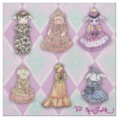 Landenkarakters Stof (Swatch)