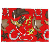 Landenkast Cowboy Western grote cadeau Groot Cadeauzakje (Achterkant)