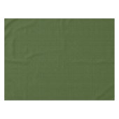 Landenkast Faux Green Burlap Tafelkleed (Voorkant (Horizontaal))