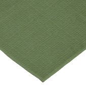 Landenkast Faux Green Burlap Tafelkleed (Gekanteld)