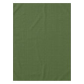 Landenkast Faux Green Burlap Tafelkleed (Voorkant)