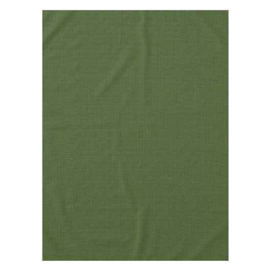 Landenkast Faux Green Burlap Tafelkleed (Voorkant)