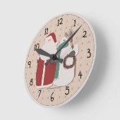 Landenkast voor kerstmis ronde klok (Hoek)