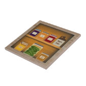 Landenkasttegel Tegeltje (Zijkant)