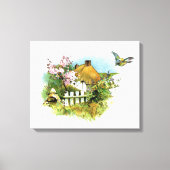 Landenkatoen Canvas Afdruk (Voorkant)