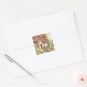 Landenkatoen Vierkante Sticker (Envelop)