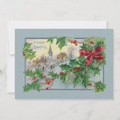  Landenkerk en Holly Feestdagenkaart (Voorkant)