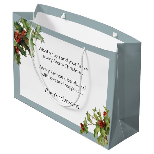  Landenkerk en Holly Groot Cadeauzakje (Achterkant Gekanteld)