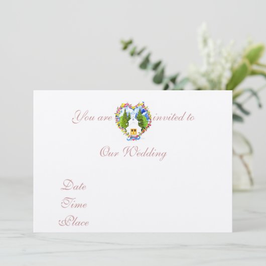 Landenkerk Kaart (Staand voorkant)