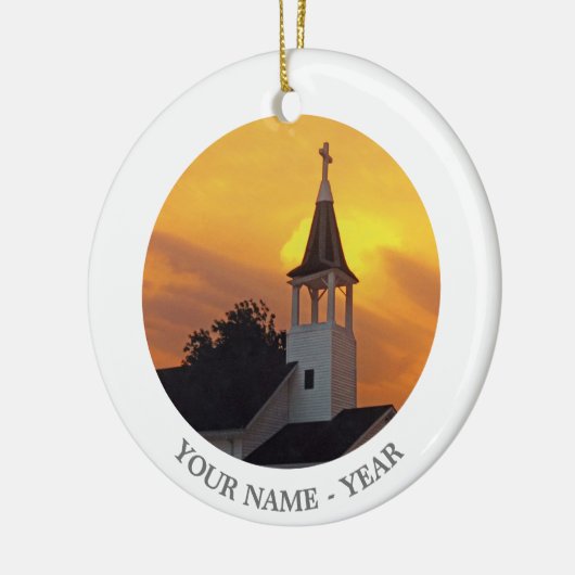 Landenkerk Keramisch Ornament (Links)
