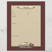 Landenkeuken ・ Recipe Sheets (Voorkant)