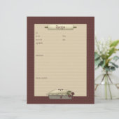 Landenkeuken ・ Recipe Sheets (Staand voorkant)