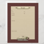 Landenkeuken ・ Recipe Sheets (Voorkant / Achterkant)