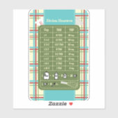 Landenkeukenmeethelper Sticker (Vel)