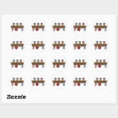 Landenkeukenplank Ronde Sticker (Vel)