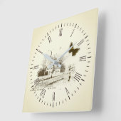  landenkoloningklok vierkante klok (Hoek)